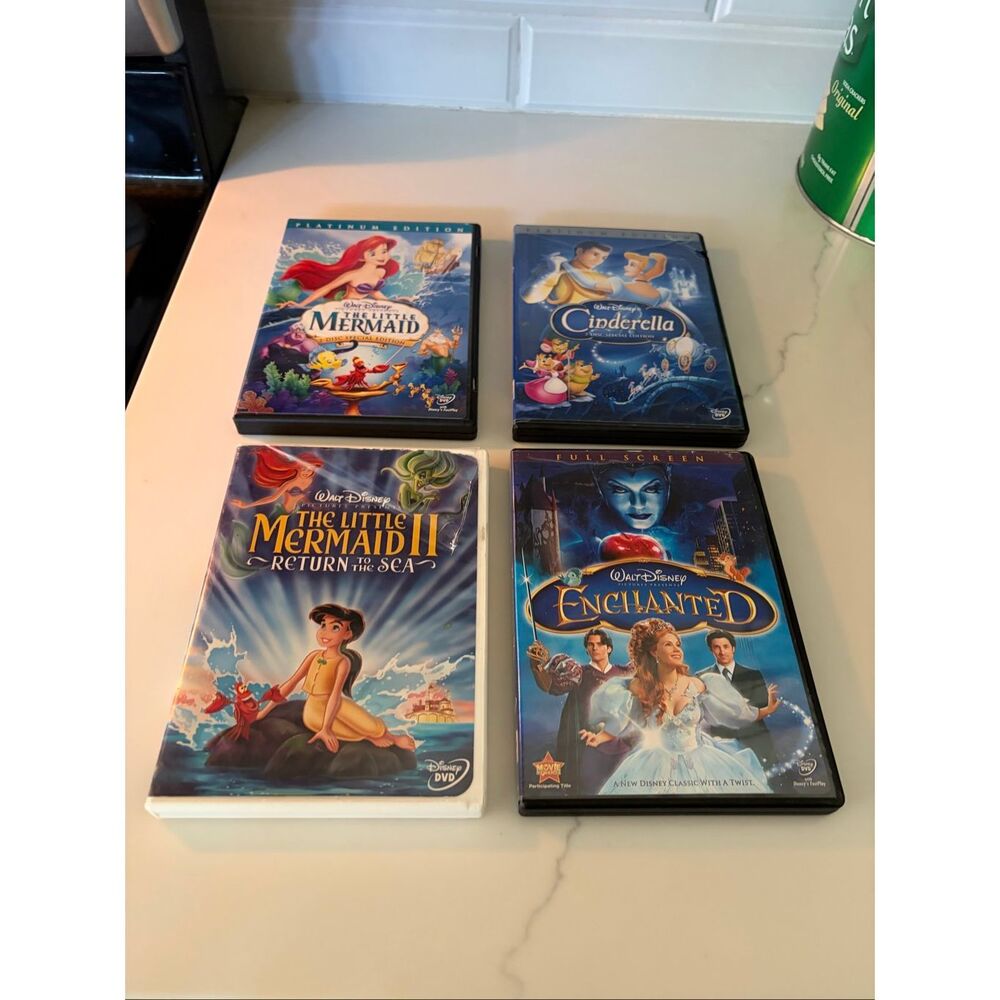 13 Disney and Classic DVD movies-the Little Mermaid, Shrek, Elf,ET and more